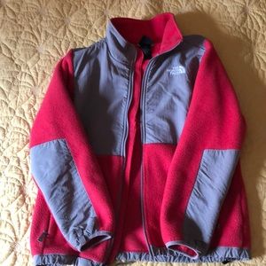 Pink and Grey Northface